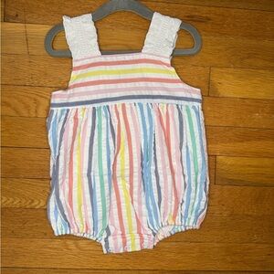 Colorful Striped Kids Romper